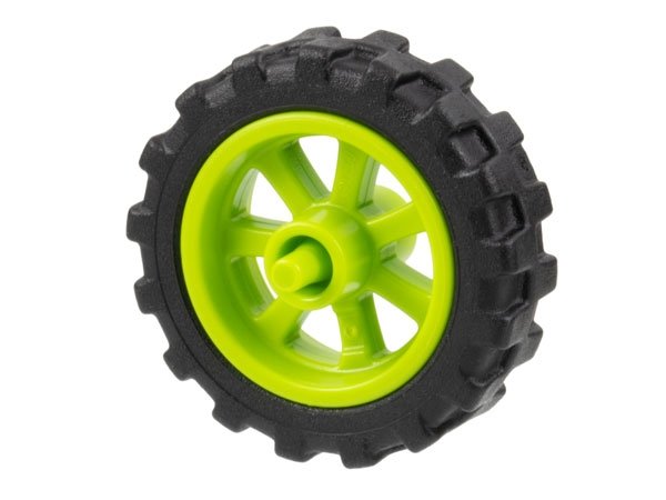 LEGO 50862c01 - Wheel 15mm D. x 6mm City Motorcycle with Black Tire 21mm D. x 6mm City Motorcycle (50862 / 50861)