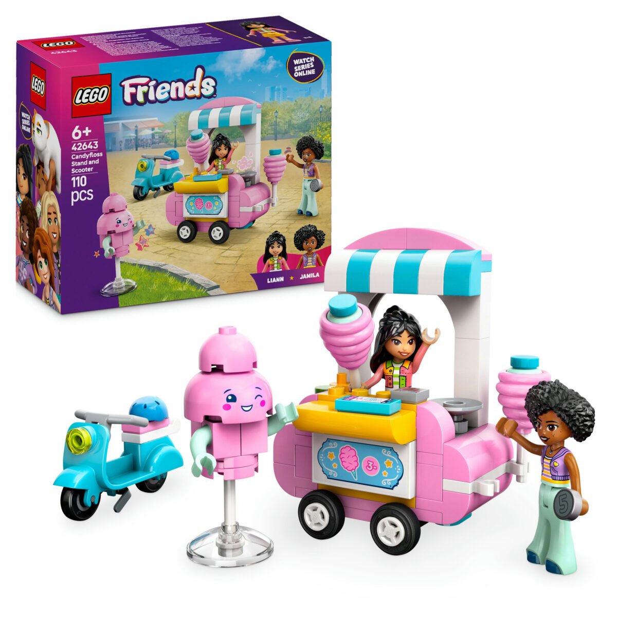 LEGO 42643-1 - Candyfloss Stand and Scooter - Image 1
