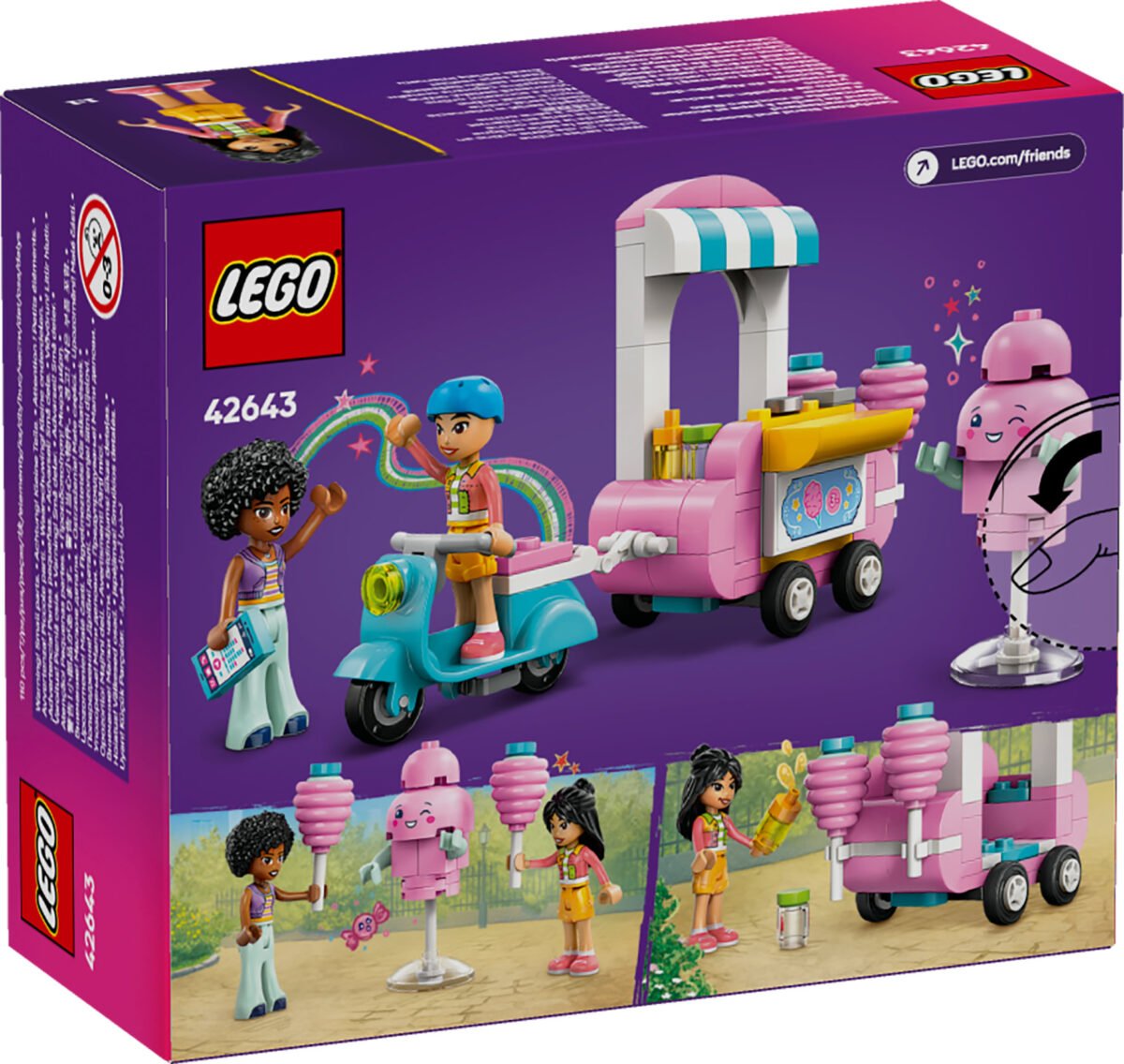 LEGO 42643-1 - Candyfloss Stand and Scooter - Image 5