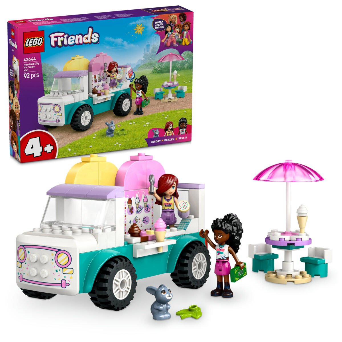 LEGO 42644-1 - Heartlake City Ice Cream Van - Image 1