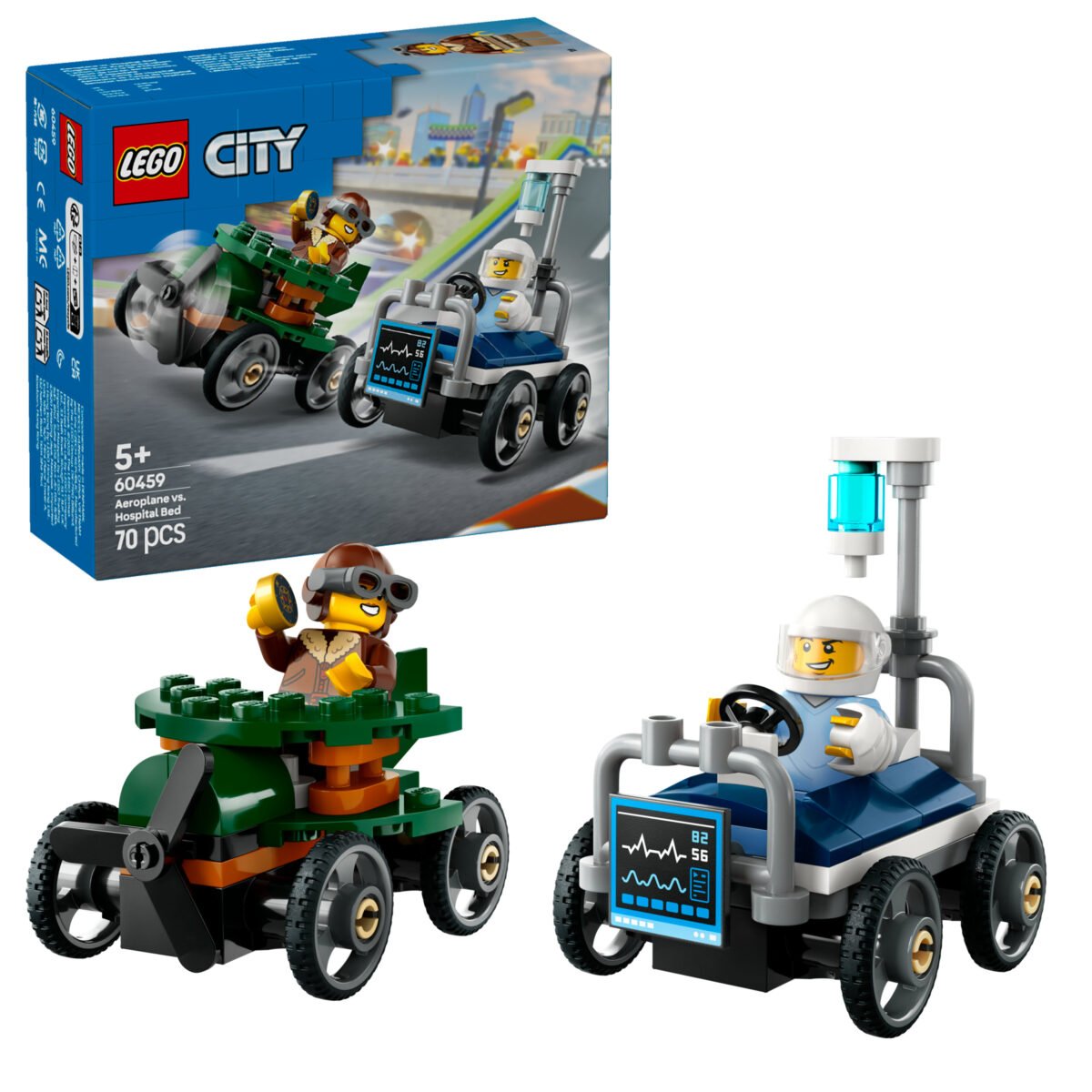 LEGO City 60459 - Airplane vs. Hospital Bed
