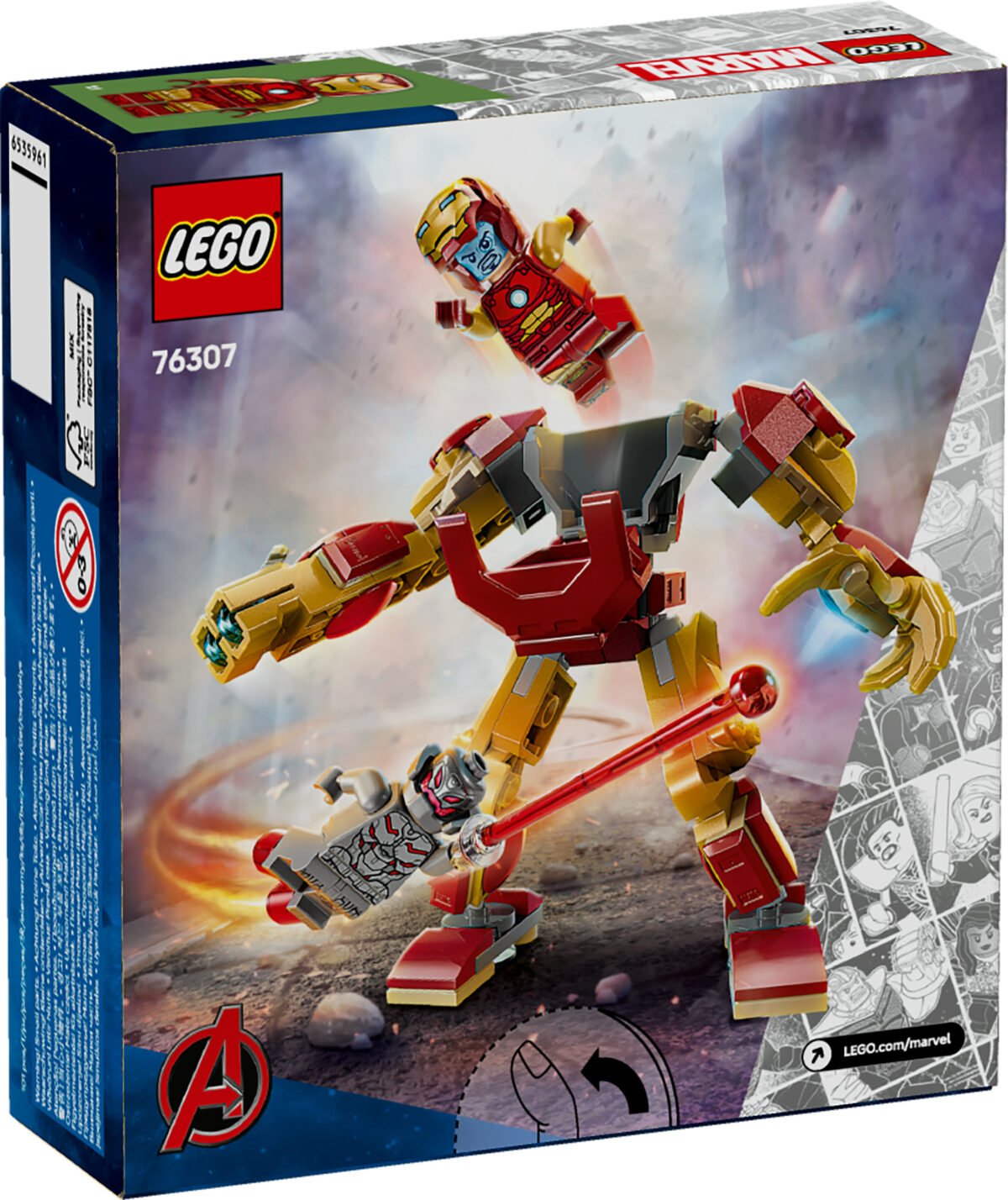 LEGO 76307-1 - Iron Man Mech vs. Ultron - Afbeelding 4