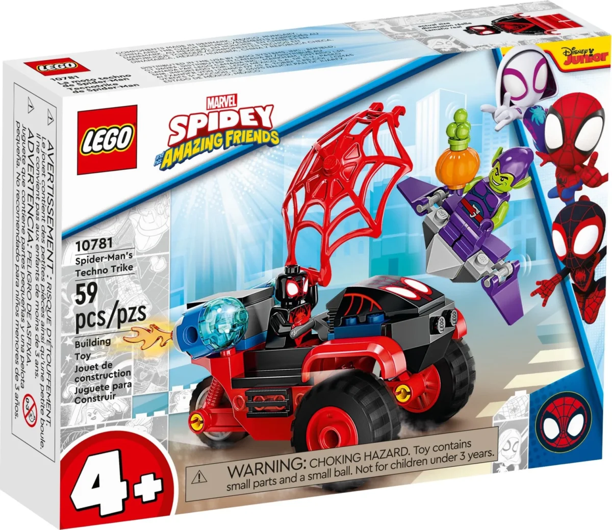 LEGO 10781-1 - Spider-Man’s Techno Trike - Image 1