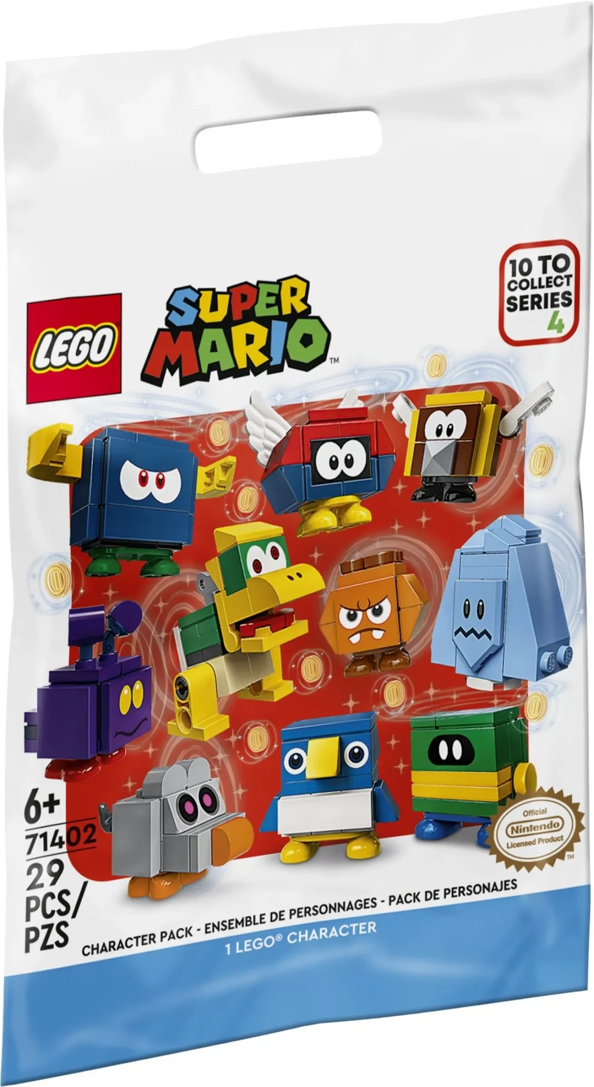LEGO 71402-1 - Character, Super Mario, Series 4 (Complete Random Set of 1 Character) - Afbeelding 1