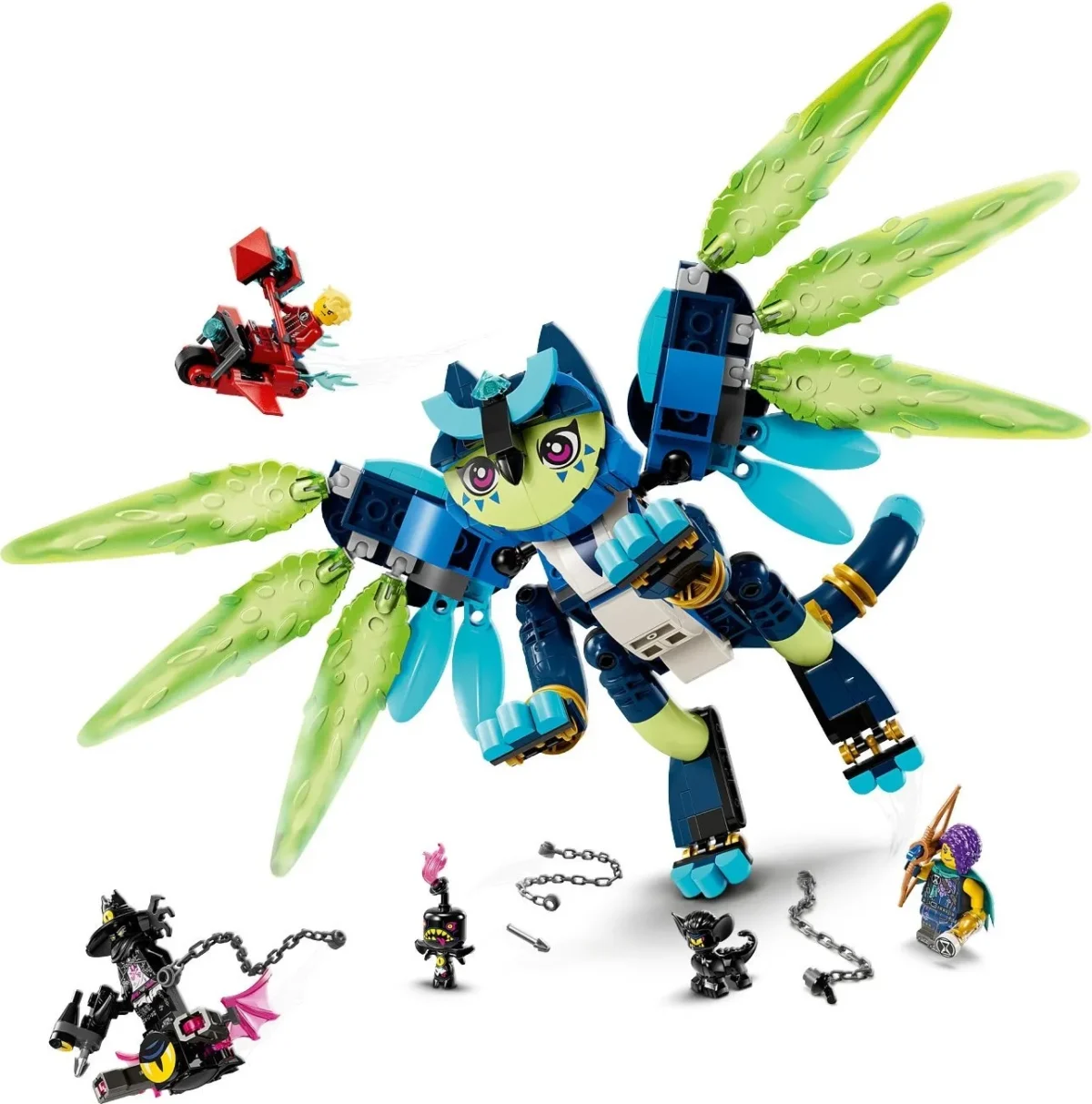 LEGO 71476-1 - Zoey and Zian the Cat-Owl - Image 4