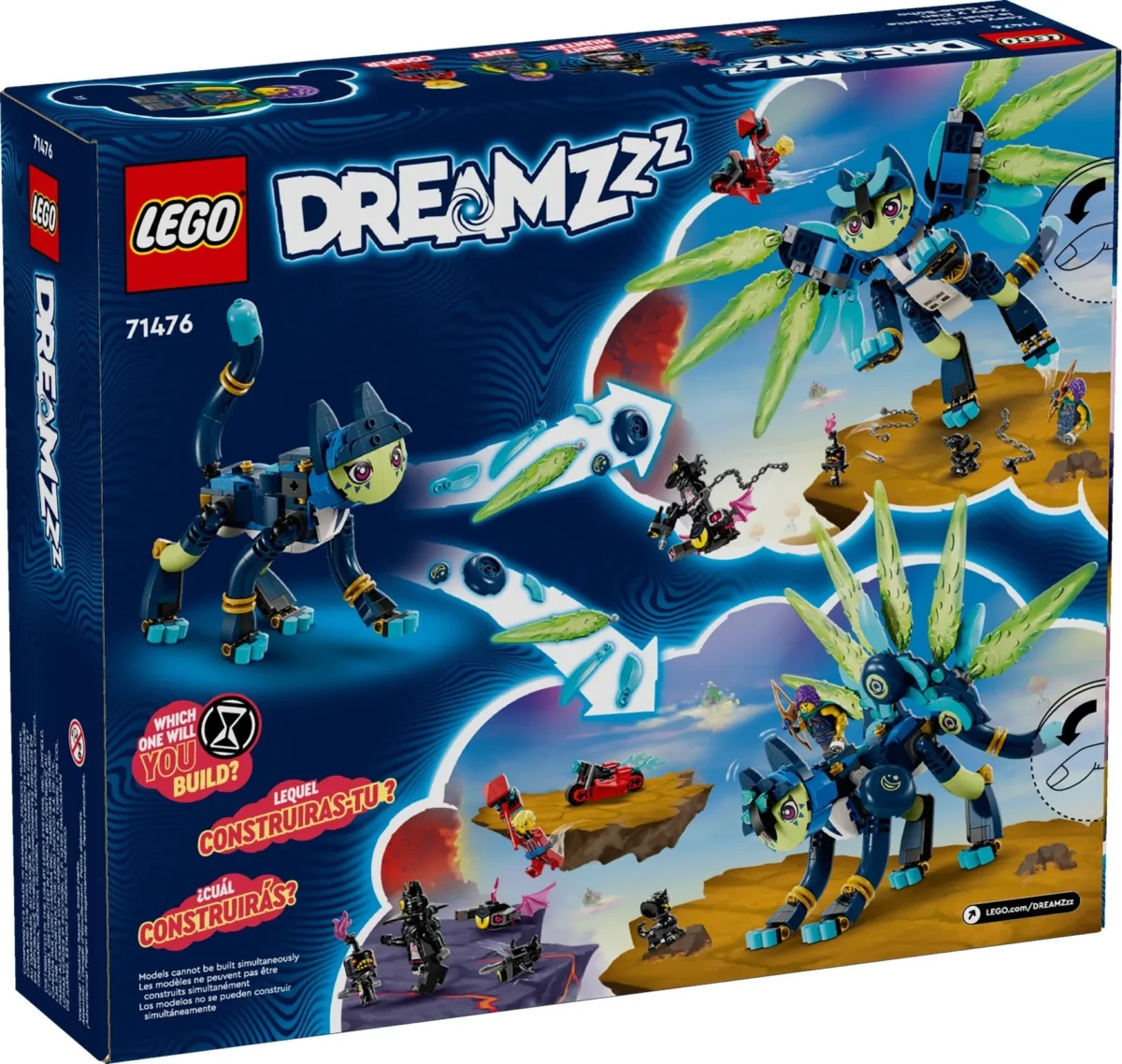 LEGO 71476-1 - Zoey and Zian the Cat-Owl - Image 3