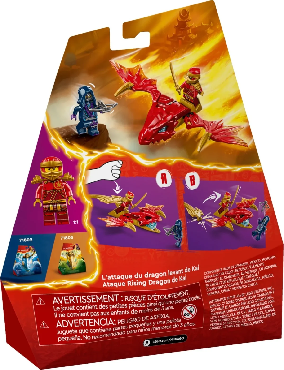 LEGO 71801-1 - Kai's Rising Dragon Strike - Image 3