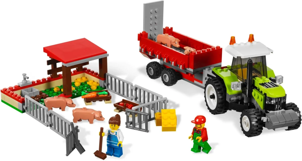 LEGO 7684-1 - Pig Farm & Tractor - Afbeelding 2