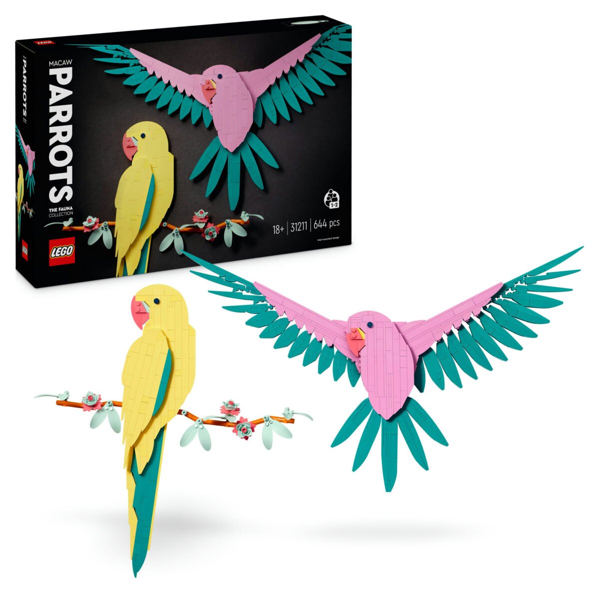 LEGO Art 31211 - The Fauna Collection - Macaw Parrots